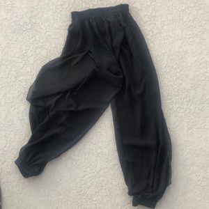 Sheer Black Puckett Pants